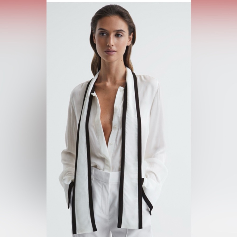 Reiss Calli Tux Blouse
